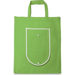 ARLON. Faltbare Einkaufstasche aus Non-woven (80 g/m²), Hellgrün