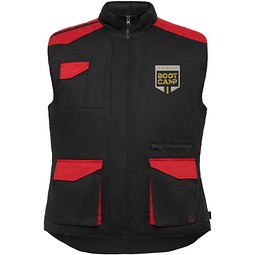 Armada Arbeitsweste mit mehreren Taschen, schwarz, L
