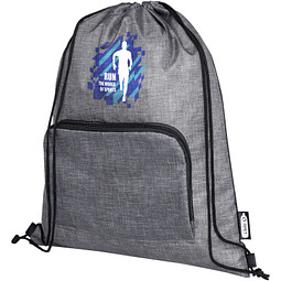 Ash recycelter faltbarer Sportbeutel 7L, heather grau
