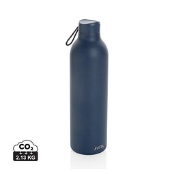 Avira Avior RCS recycelte Stainless-Steel Flasche 1L, navy blau