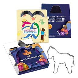 Backförmchen Single-Pack, Haustiere, Pferd, 2-seit. Druck