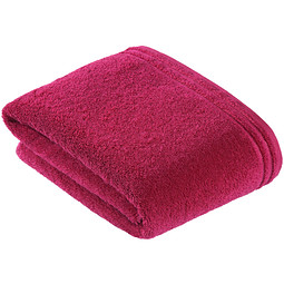 Badetuch Calypso Feeling, 80 x 200 cm, cranberry