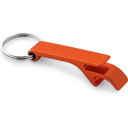 BAITT. Schlüsselanhänger aus Aluminium mit Flaschenöffner, Orange