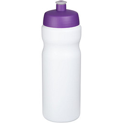 Baseline Plus Sportflasche, 650 ml, weiss,lila