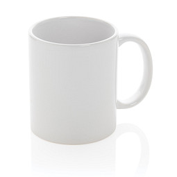 Basic Keramiktasse, weiß, weiß