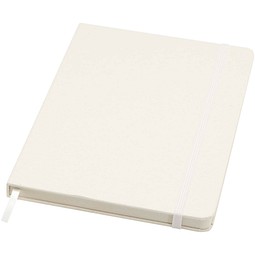 Bass A5 recyceltes Notizbuch, liniert, weiss