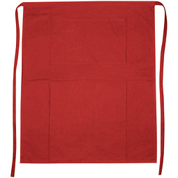 Baumwollschürze Mjolden,rot