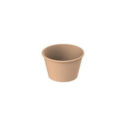 Kaffeebecher ToGo, 100 ml, beständiges braun