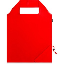 BEIRA. Faltbare Tragetasche aus 190T Polyester aus recyceltem (100% rPET), Rot