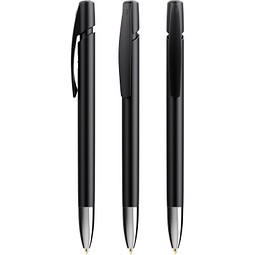 BIC® Media Clic Advance Kugelschreiber mit Metallspitze schwarz, blaue Mine