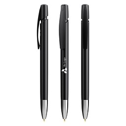 BIC® Media Clic Advance Kugelschreiber mit Metallspitze schwarz, blaue Mine
