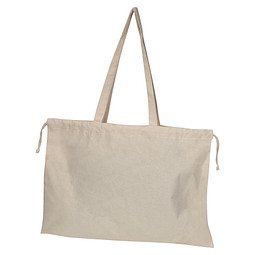 Bio Baumwolltasche mit Verschluss Imola,beige