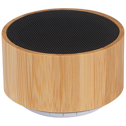 Bluetooth Lautsprecher mit Bambusummantelung, hellbraun