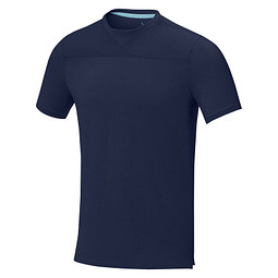 Borax Cool Fit T-Shirt aus recyceltem  GRS Material für Herren, navy, M
