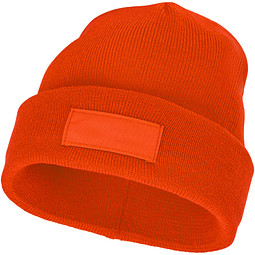 Boreas Mütze mit Aufnäher, orange