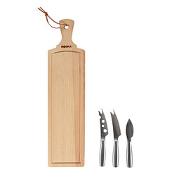 BOSKA Käse-Set Amigo, braun, Stahl
