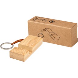 Bosona Smartphonehalterung mit Schlüsselanhänger aus Bambus, holz