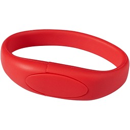 Bracelet USB-Stick, rot, 16GB