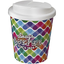 Brite-Americano® Espresso 250 ml Isolierbecher mit auslaufsicherem Schraubverschluss, weiss