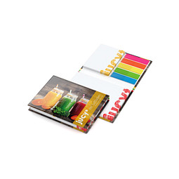 Geiger-Notes Haftnotiz-Set Brüssel Book Cover Individuell, matt, inkl. Druck auf Einband & Haftnotizen