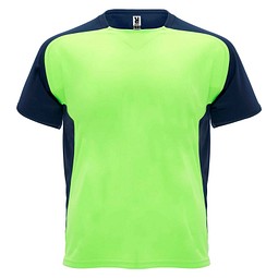 Bugatti Sport T-Shirt für Kinder, Fluor Green / schwarz, 12