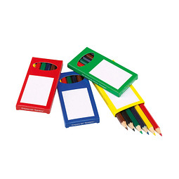 Buntstifte-Set RAINBOW, 4-fach sortiert,blau, gelb, grün, rot