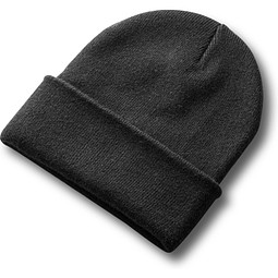 CARL. Mütze Unisex aus recyceltem Polyester (100% rPET), Schwarz