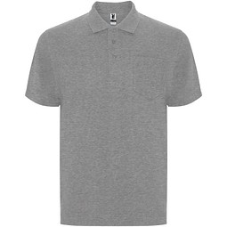 Centauro Premium Poloshirt Unisex, Marl Grey, M