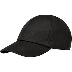 Cerus Cool Fit Kappe mit 6 Segmenten, schwarz