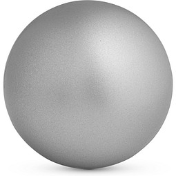 CHILL. Anti-Stressball aus PU, Satinsilber