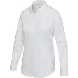 Citrine 185 g/m² Twill Bluse, weiss, XXS