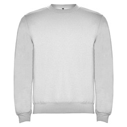 Clasica Sweatshirt mit Rundhalsausschnitt Unisex, Ash white melange, 2XL