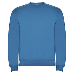 Clasica Sweatshirt mit Rundhalsausschnitt Unisex, Ozeanblau, XS