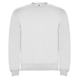 Clasica Sweatshirt mit Rundhalsausschnitt Unisex, weiss, XL