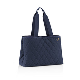 reisenthel® Einkaufstasche classic shopper L, rhombus midnight gold