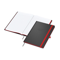 Geiger-Notes Notizbuch Color-Book A4 Bestseller, inkl. Prägung, Farbschnitt rot