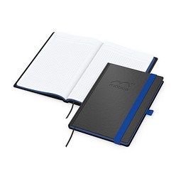 Geiger-Notes Notizbuch Color-Book A5 Bestseller, inkl. Prägung, Farbschnitt mittelblau