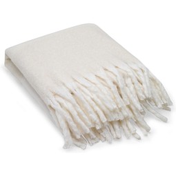 COMFY. Decke mit Mohair-Feeling, Beige