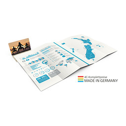 Geiger-Notes Concept-Card Faltplan Small green+blue 50, inkl. Druck