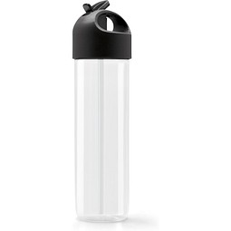 CONLEY. Sportflasche aus PS und PE, 500 ml, Schwarz