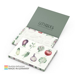 Geiger-Notes Cover Karton Individuell green+blue, 100 x 72 mm