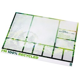 Desk-Mate® A2 recycelter Notizblock, weiss, 50 pages
