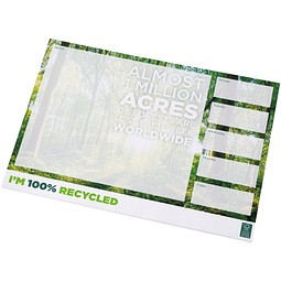 Desk-Mate® A3 recycelter Notizblock, weiss, 50 pages
