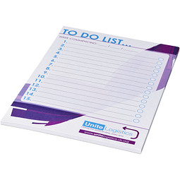 Desk-Mate® A5 Notizblock, 25 Blatt, weiß