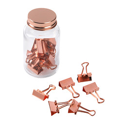 Dokumentenklammer im Glas COPPER CLAMP,kupfer