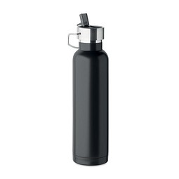 Doppelwandige Flasche 660 ml RIFLOW, Schwarz