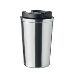 Doppelwandiger Becher 350ml BRACE, Mattsilber