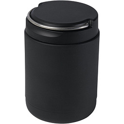 Doveron Lunch-Pot, isoliert aus recyceltem Edelstahl, 500 ml, schwarz