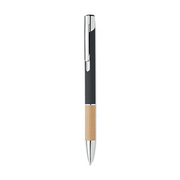 Druckkugelschreiber Aluminium SPARTA, Schwarz