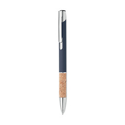 Druckkugelschreiber Aluminium VERIA, Blau